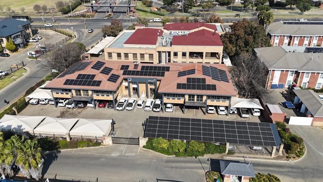 Salvo Capital commercial solar installation